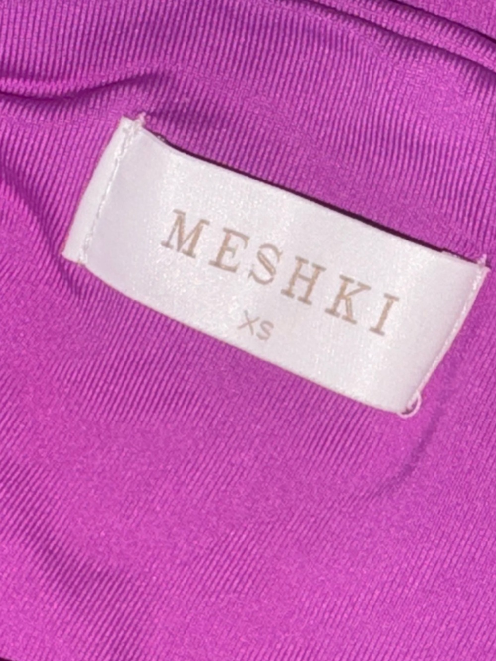 MESHKI women’s purple bodycon Sabine Backless Maxi Dress size x small - Picture 7 of 9